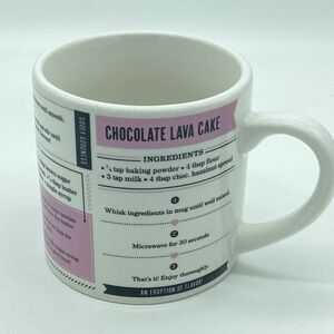 Fred SWEET TOOTH Dessert Recipe Mug Cookbook Chocolate Cookie Lava Cake Cup